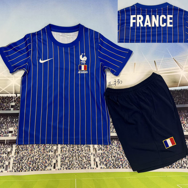26/27 France Blue Kids Training Shirts