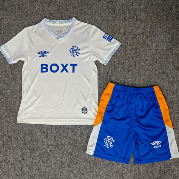 26/27 Rangers Away Kids Soccer Jersey