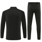 26/27 Portugal Black Half Pull Tracksuit (半拉链)