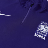 26/27 Korea Purple Half Pull Tracksuit (半拉链)