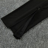 26/27 Portugal Black Half Pull Tracksuit (半拉链)