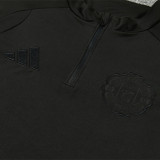 26/27 Man Utd Black Half Pull Tracksuit (半拉链)