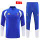 26/27JUV Blue Kids Half Pull Tracksuit (童装半拉链)
