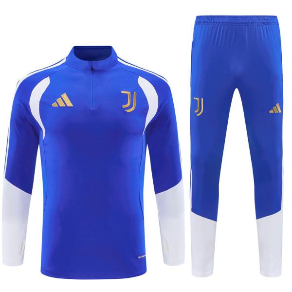26/27JUV Blue Half Pull Tracksuit (半拉链)
