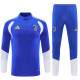 26/27JUV Blue Half Pull Tracksuit (半拉链)