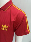 1990 Belgium Home Red  Retro Soccer Jersey