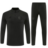 26/27 Man Utd Black Half Pull Tracksuit (半拉链)