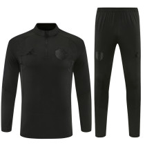 26/27 Man Utd Black Half Pull Tracksuit (半拉链)