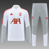 26/27 LIV White Half Pull Tracksuit (半拉链)