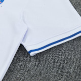26/27 CHE White polo shirts Blue pants suit