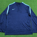 26/27NJ Royal Blue Player Version Half Pull Tracksuit#Ｃ2602(半拉链)