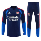 26/27 Lyon Royal Blue Half Pull Tracksuit (半拉链)