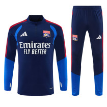 26/27 Lyon Royal Blue Half Pull Tracksuit (半拉链)