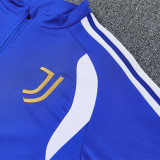 26/27JUV Blue Half Pull Tracksuit (半拉链)