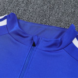26/27JUV Blue Half Pull Tracksuit (半拉链)