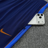 26/27 France Royal Blue Half Pull Tracksuit (半拉链)