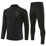 26/27 Man Utd Black Half Pull Tracksuit (半拉链)