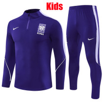 26/27 Korea Purple Kids Half Pull Tracksuit (童装半拉链)