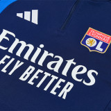 26/27 Lyon Royal Blue Half Pull Tracksuit (半拉链)