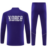 26/27 Korea Purple Half Pull Tracksuit (半拉链)