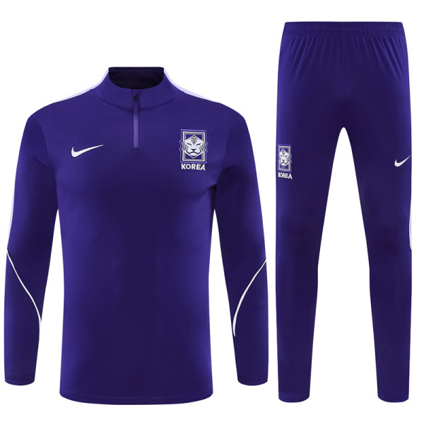 26/27 Korea Purple Half Pull Tracksuit (半拉链)