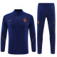 26/27 France Royal Blue Half Pull Tracksuit (半拉链)