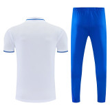 26/27 CHE White polo shirts Blue pants suit