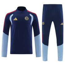 26/27 Bayern Royal Blue Half Pull Tracksuit (半拉链)