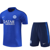 26/27 INT Blue Training Short Suit(带广告)
