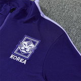 26/27 Korea Purple Half Pull Tracksuit (半拉链)