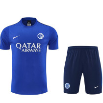 26/27 INT Blue Training Short Suit(带广告)