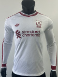 26/27 LIV Away Player Version Long Sleeve Soccer Jersey
