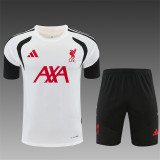 26/27 LIV White Training sleeve Black Shorts Suit