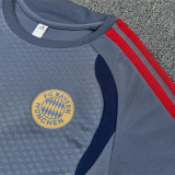 26/27 Bayern Grey Kids Training Shorts Suit#童装