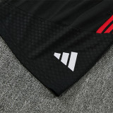26/27 Man Utd Red Training shirt Black Shorts Suit