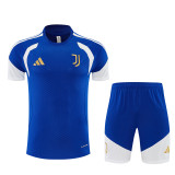 26/27 JUV Blue Kids Training sleeve Shorts Suit#童装