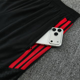 26/27 Man Utd Red Training shirt Black Shorts Suit