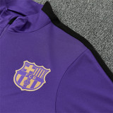 26/27 BAR Co-branded Edition Purple Kids Half Pull Tracksuit (童装半拉链)