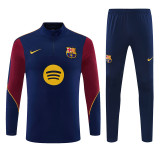 26/27 BAR Royal Blue Half Pull Tracksuit (半拉链)