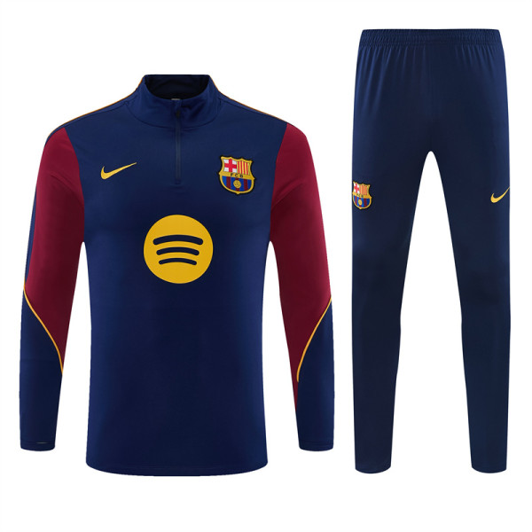 26/27 BAR Royal Blue Half Pull Tracksuit (半拉链)