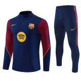26/27 BAR Royal Blue Half Pull Tracksuit (半拉链)