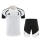 26/27JUV White Training sleeve Black Shorts Suit