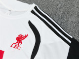 26/27 LIV White Kids Training sleeve Black Shorts Suit#童装