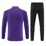 26/27 BAR Co-branded Edition Purple Kids Half Pull Tracksuit (童装半拉链)