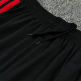 26/27 Man Utd Red Training shirt Black Shorts Suit
