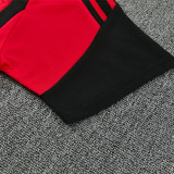 26/27 Man Utd Red Training shirt Black Shorts Suit