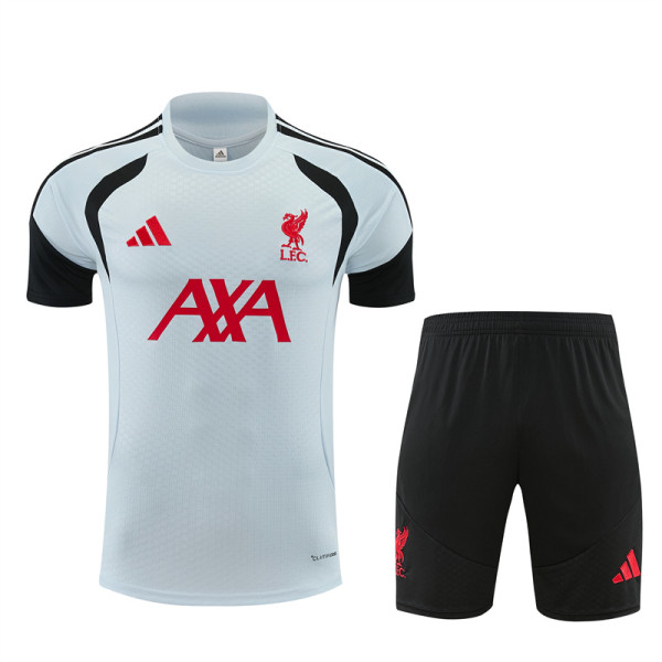 26/27 LIV Light Grey Training sleeve Black Shorts Suit