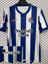 26/27 Real Sociedad Home Fans Soccer Jersey