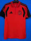 26/27 Colo-Colo Red half-zip Polo Training Shirts