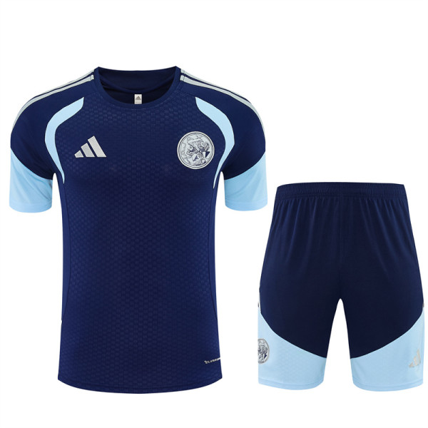 26/27 Ajax Royal Blue Training sleeve Shorts Suit